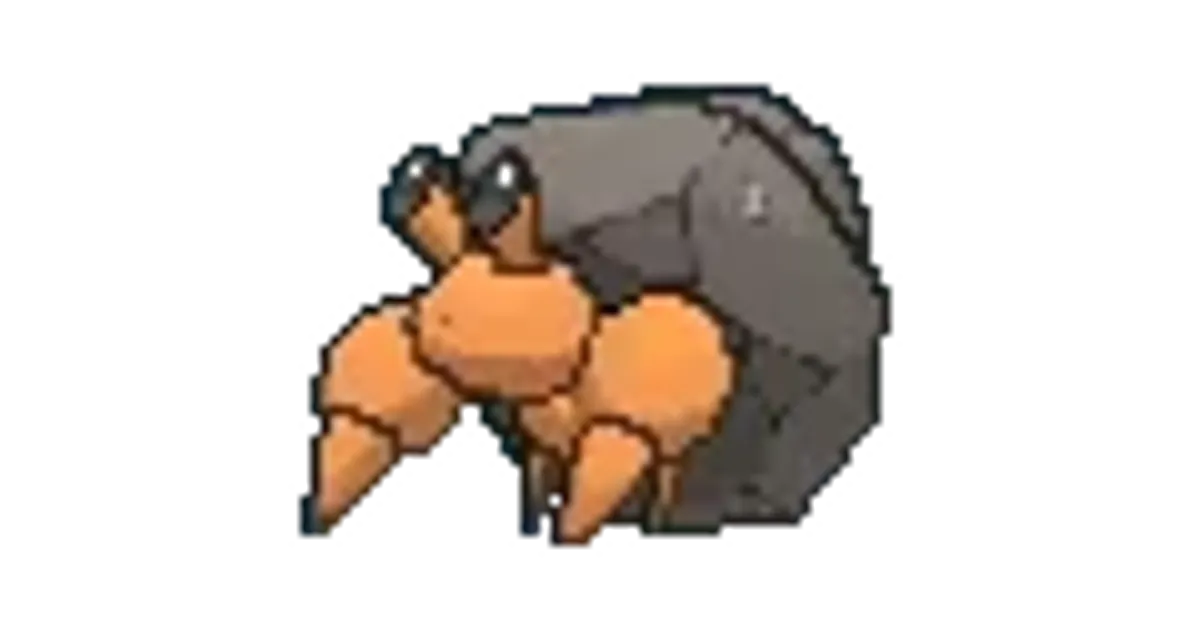 Dwebble | Pokemon Sword and Shield: Evolution Checklist