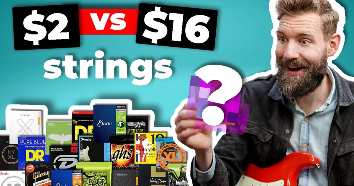Do expensive strings sound better? (The Ultimate String Test!) by ...