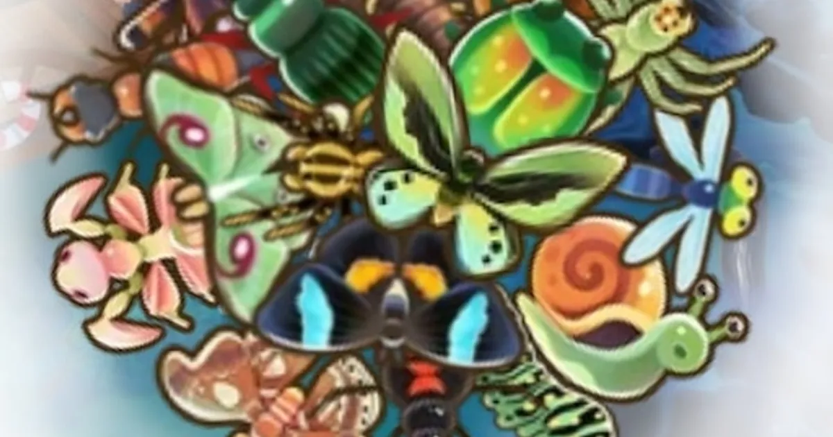 Coral Island Insect Checklist by @xxFaithlynxx