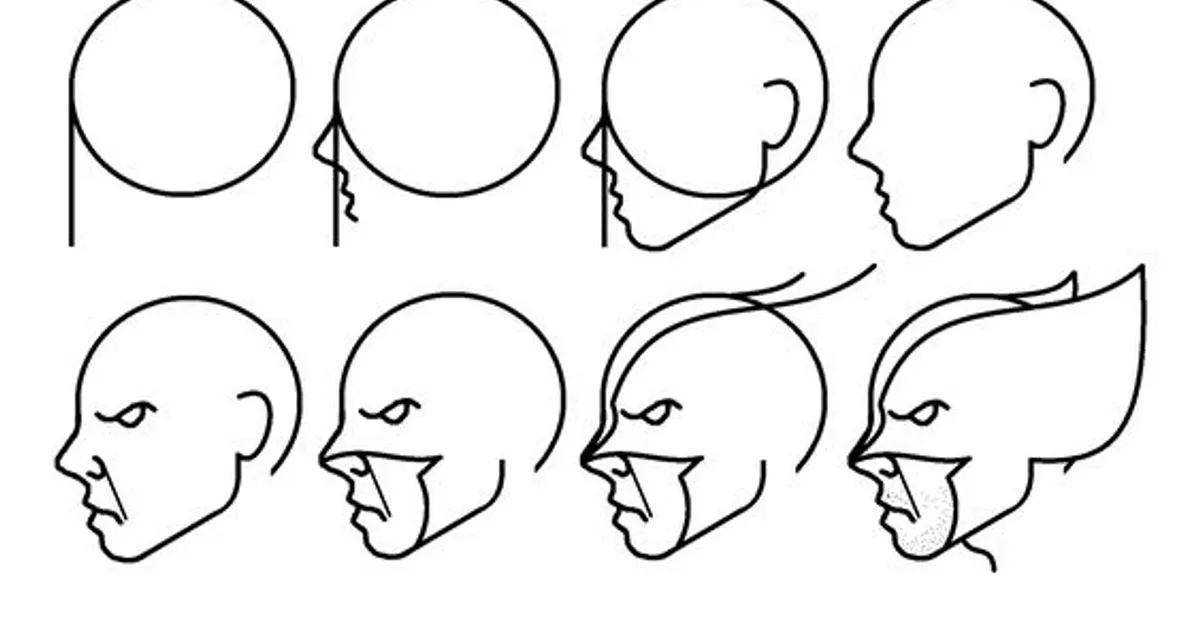Wolverine | 100 Easy to Draw Cartoon Characters